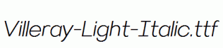 Villeray-Light-Italic.ttf