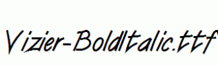Vizier-BoldItalic.ttf