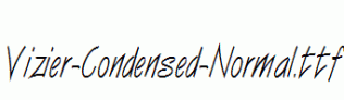 Vizier-Condensed-Normal.ttf