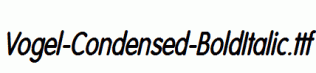 Vogel-Condensed-BoldItalic.ttf