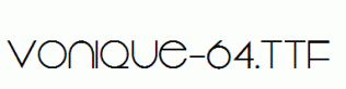 Vonique-64.ttf