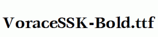 VoraceSSK-Bold.ttf