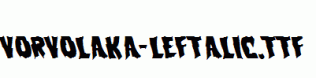 Vorvolaka-Leftalic.ttf
