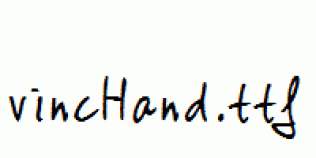 vincHand.ttf