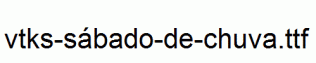 vtks-sábado-de-chuva.ttf