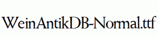 WeinAntikDB-Normal.ttf