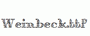 Weinbeck.ttf