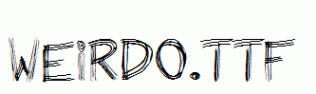Weirdo.ttf