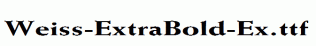 Weiss-ExtraBold-Ex.ttf