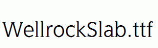 WellrockSlab.ttf