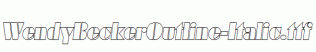 WendyBeckerOutline-Italic.ttf
