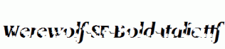 Werewolf-SF-Bold-Italic.ttf