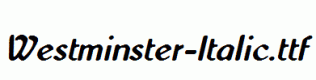 Westminster-Italic.ttf