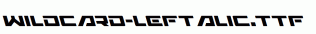 Wildcard-Leftalic.ttf