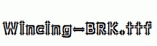 Wincing-BRK.ttf