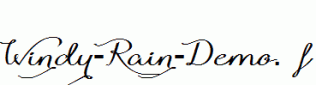 Windy-Rain-Demo.ttf