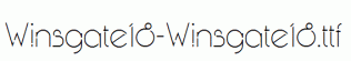 Winsgate18-Winsgate18.ttf