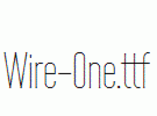 Wire-One.ttf
