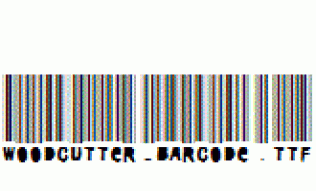 Woodcutter-barcode.ttf