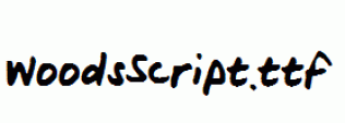 WoodsScript.ttf