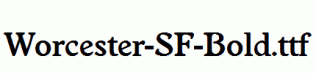 Worcester-SF-Bold.ttf