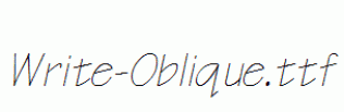 Write-Oblique.ttf