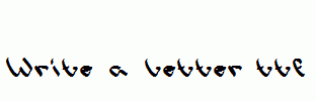 Write-a-Letter.ttf