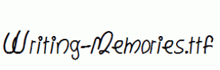 Writing-Memories.ttf