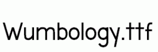 Wumbology.ttf