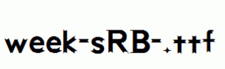 week-sRB-.ttf