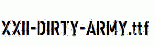 XXII-DIRTY-ARMY.ttf