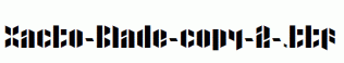Xacto-Blade-copy-2-.ttf