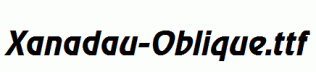 Xanadau-Oblique.ttf