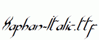 Xaphan-Italic.ttf