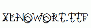 Xenowort.ttf