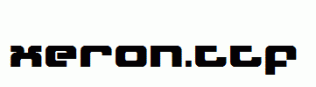 Xeron.ttf