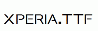 Xperia.ttf