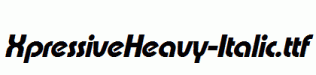 XpressiveHeavy-Italic.ttf