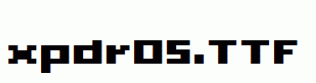 xpdr05.ttf