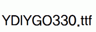 YDIYGO330.ttf