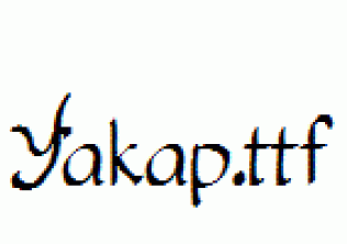 Yakap.ttf