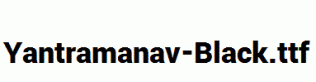 Yantramanav-Black.ttf