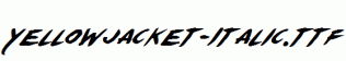 Yellowjacket-Italic.ttf