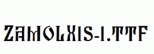 Zamolxis-I.ttf
