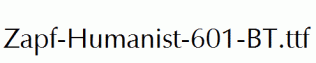 Zapf-Humanist-601-BT.ttf