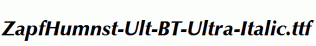 ZapfHumnst-Ult-BT-Ultra-Italic.ttf