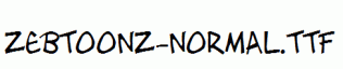 Zebtoonz-Normal.ttf