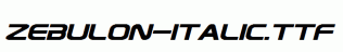 Zebulon-Italic.otf