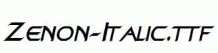 Zenon-Italic.ttf
