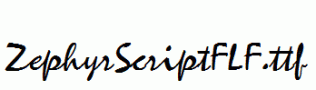 ZephyrScriptFLF.ttf